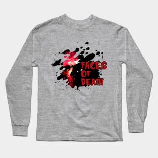 FACES OF DEATH Long Sleeve T-Shirt